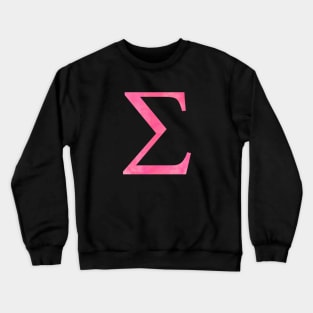 Pink Sigma Crewneck Sweatshirt